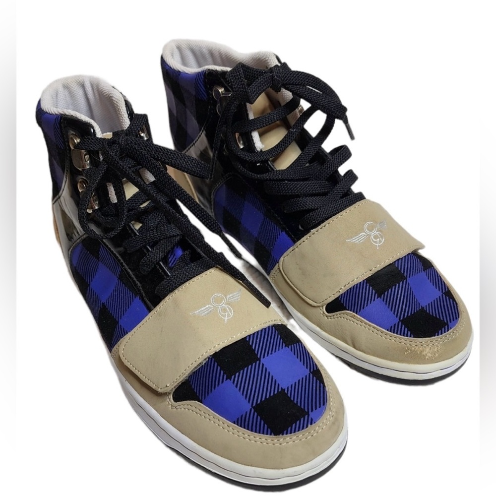 COPY- NWT Creative Recreation Shoes W Cesario HiStraps Purple/Cream size 6